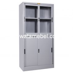 Filling Cabinet 2 Sliding Doors Combination 2 Doors Glass - BROTHER - B 308 